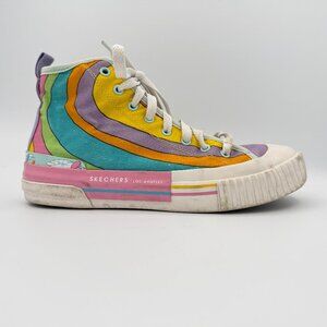 Sketchers x Dr Suess High Top Canvas Sneakers Colorful Dopamine Dressing 7.5